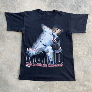 Hideo Nomo Dodgers Single Stitch t Shirtwgg217